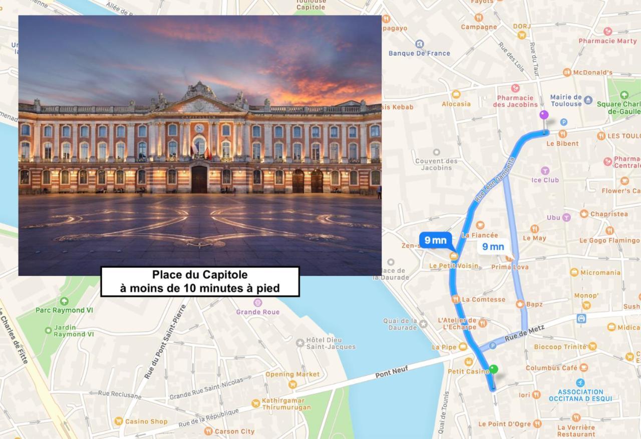 L'Estival - Appartement Au Calme Toulouse Hypercentre ภายนอก รูปภาพ