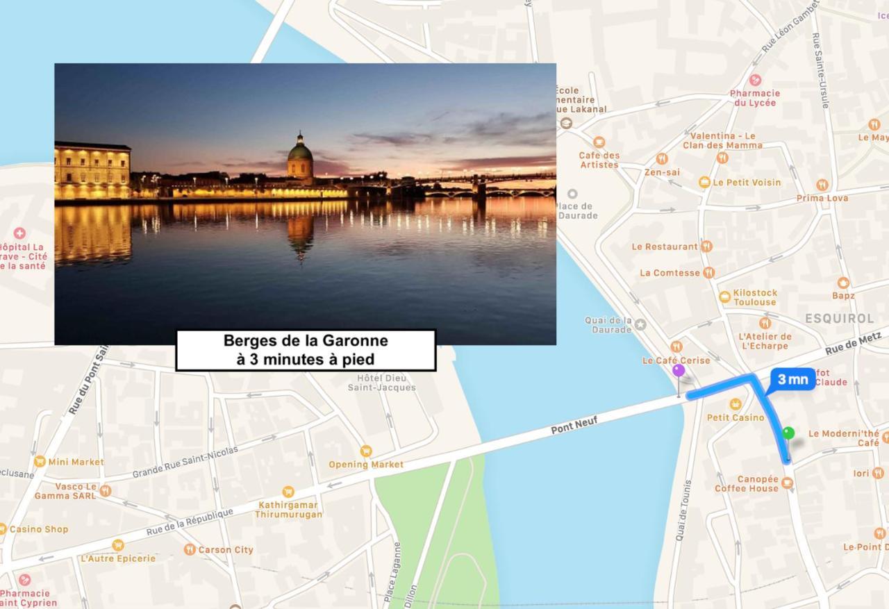 L'Estival - Appartement Au Calme Toulouse Hypercentre ภายนอก รูปภาพ